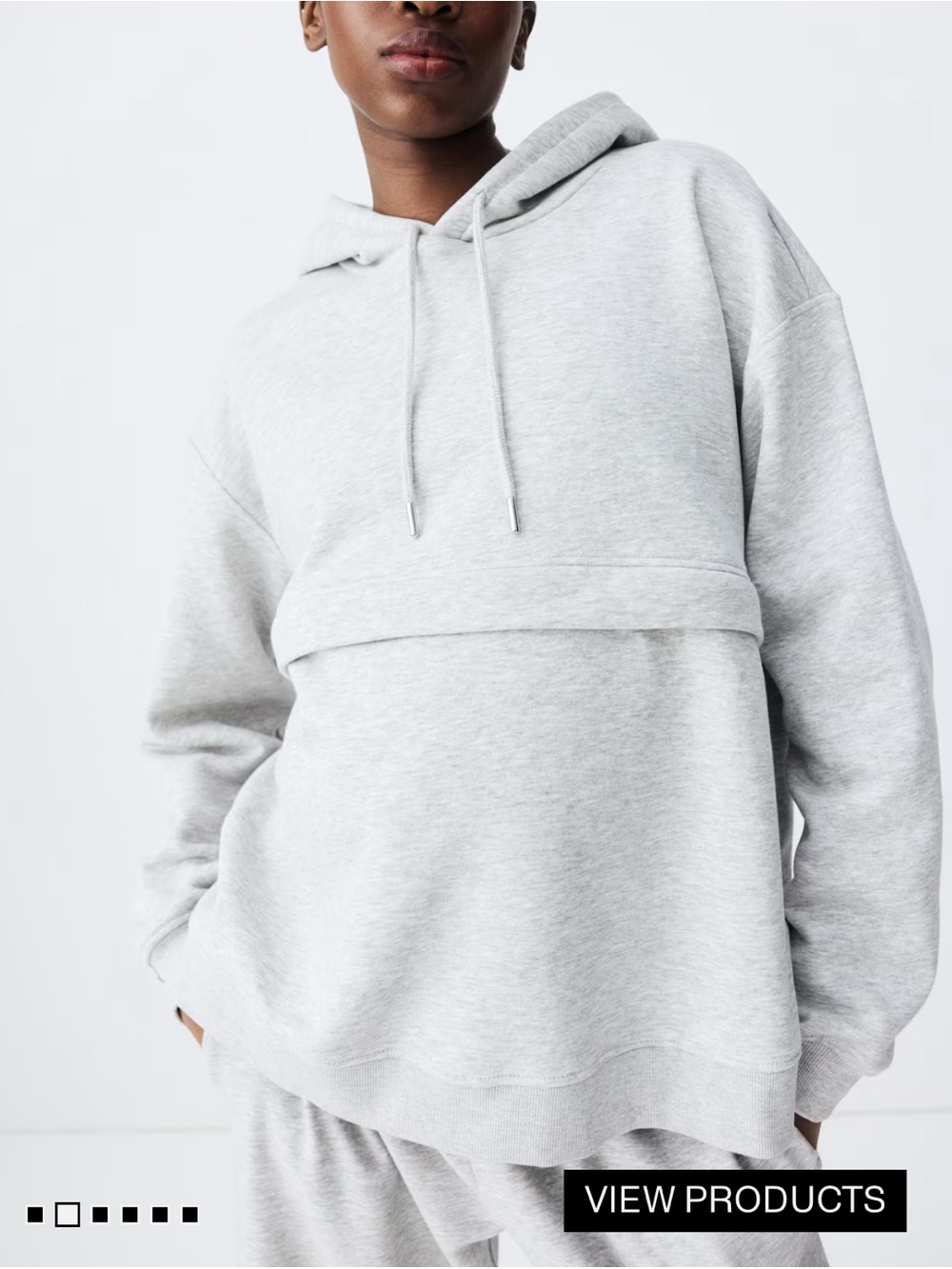 H&M MAMA BEFORE & AFTER NURSING HOODIE